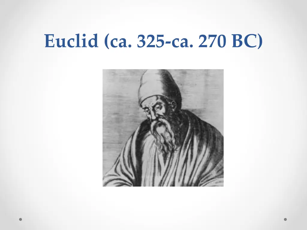 euclid ca 325 ca 270 bc