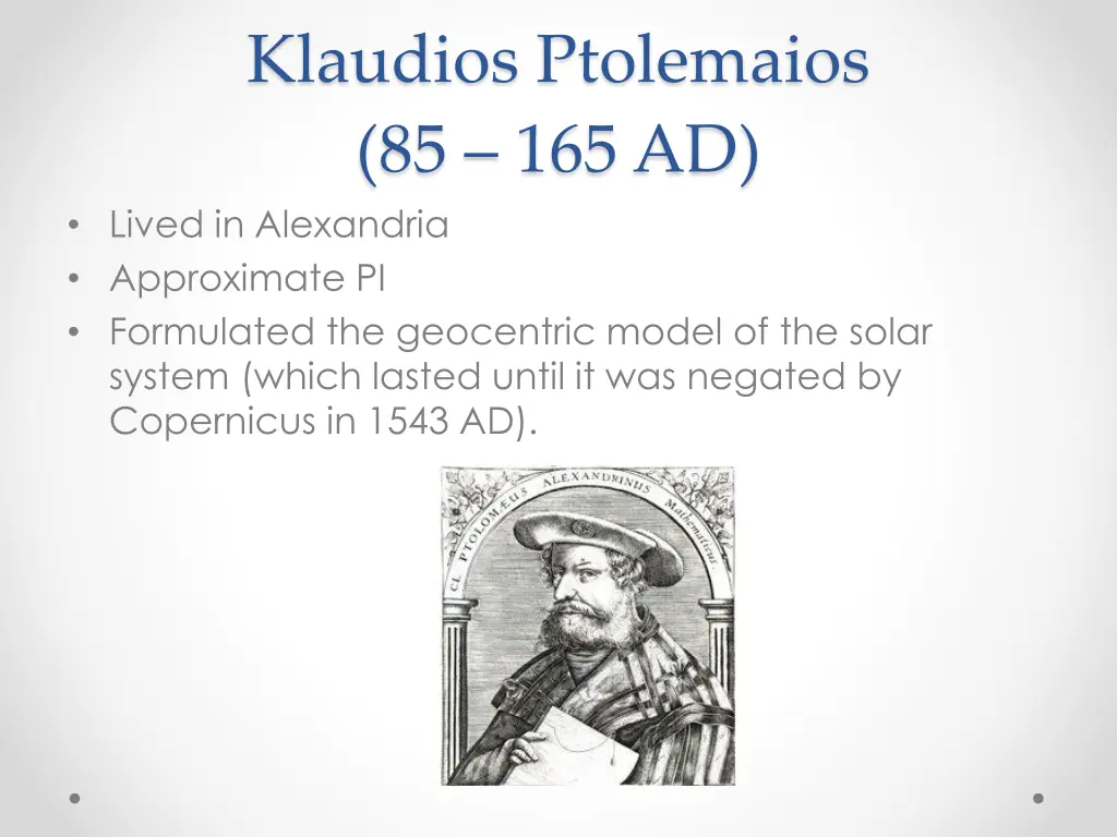 klaudios ptolemaios 85 165 ad lived in alexandria