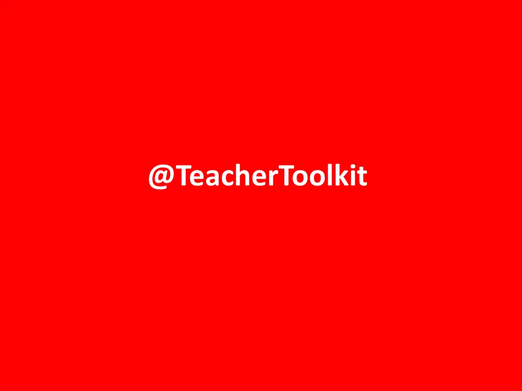 @teachertoolkit