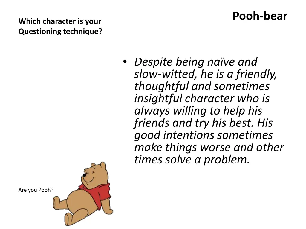 pooh bear