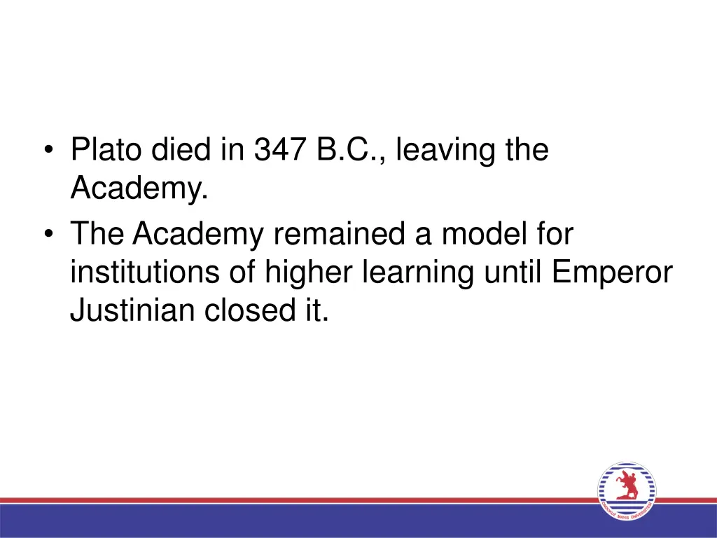 plato died in 347 b c leaving the academy