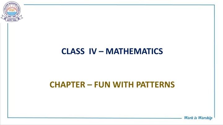 class iv mathematics