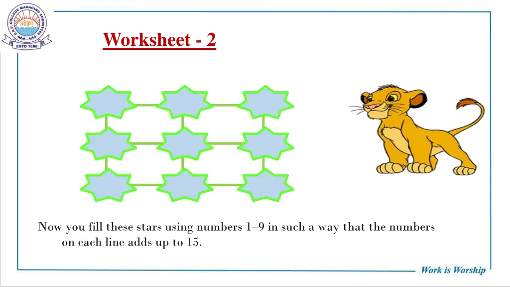 worksheet 2