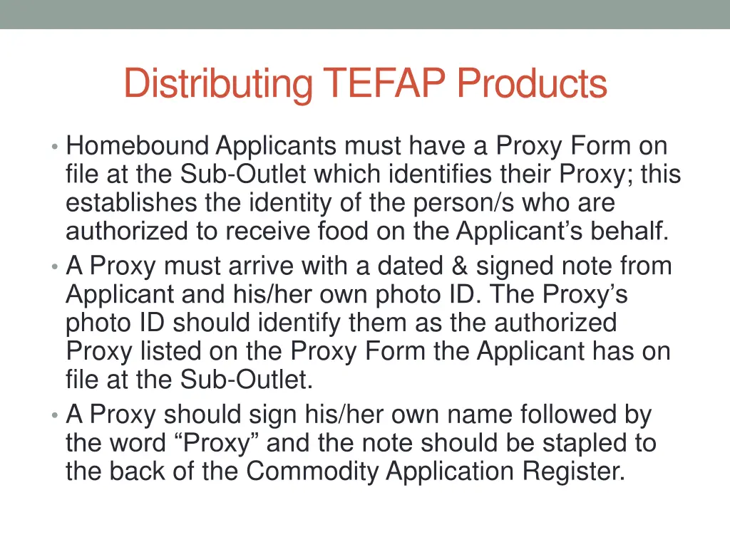 distributing tefap products 1