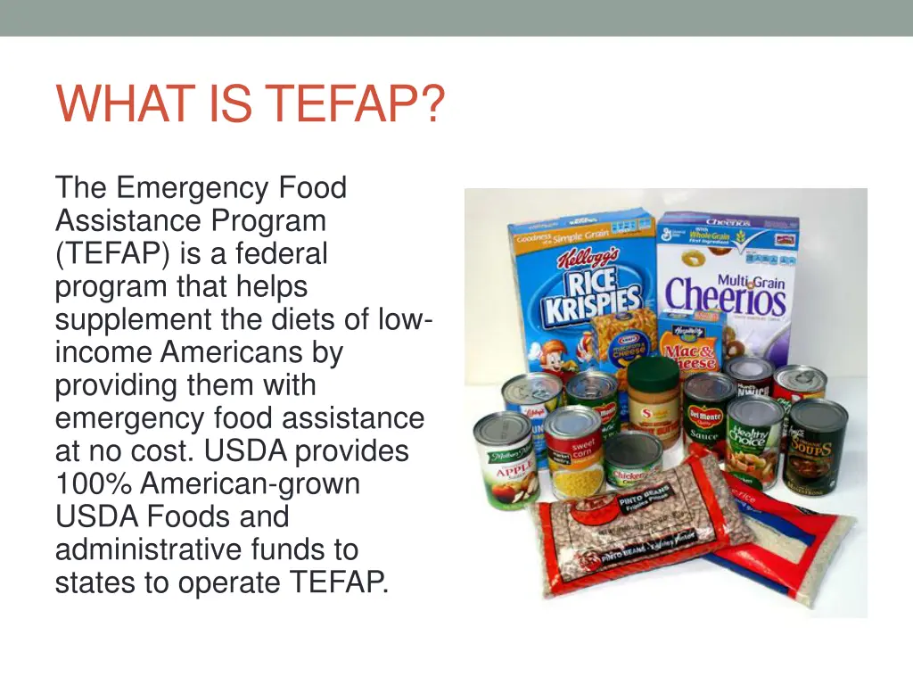 what is tefap