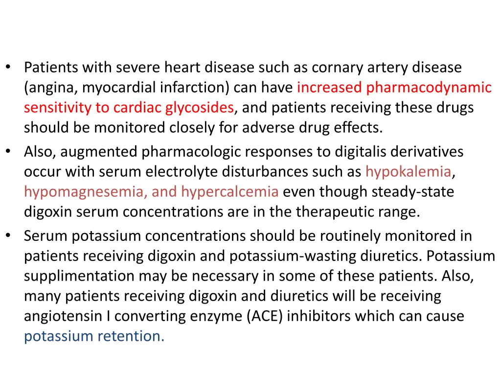 patients with severe heart disease such