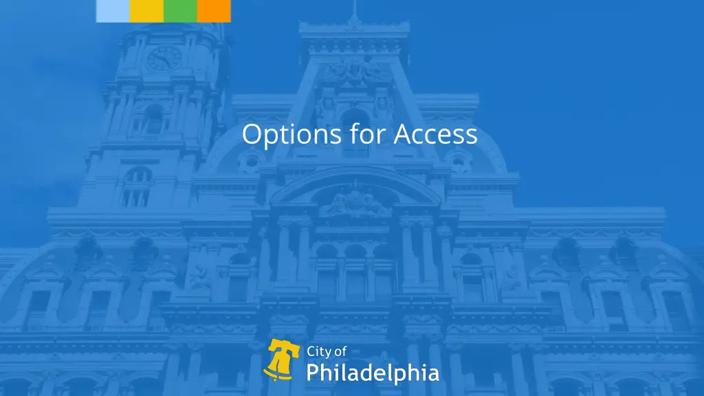 options for access