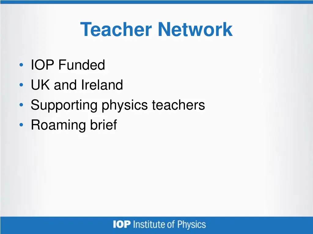 teacher network