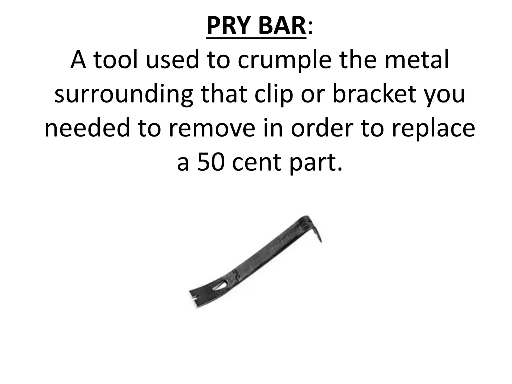 pry bar