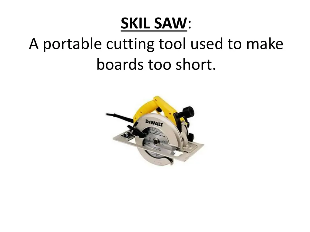 skil saw