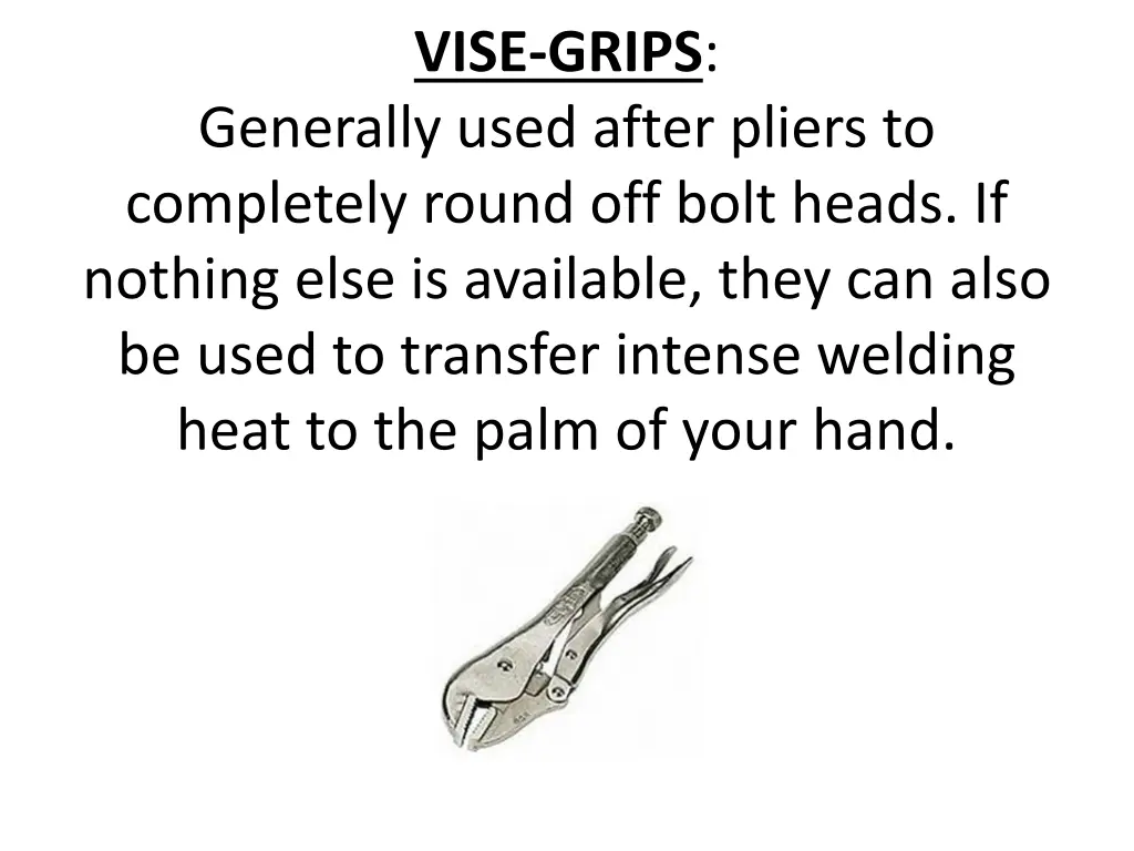 vise grips