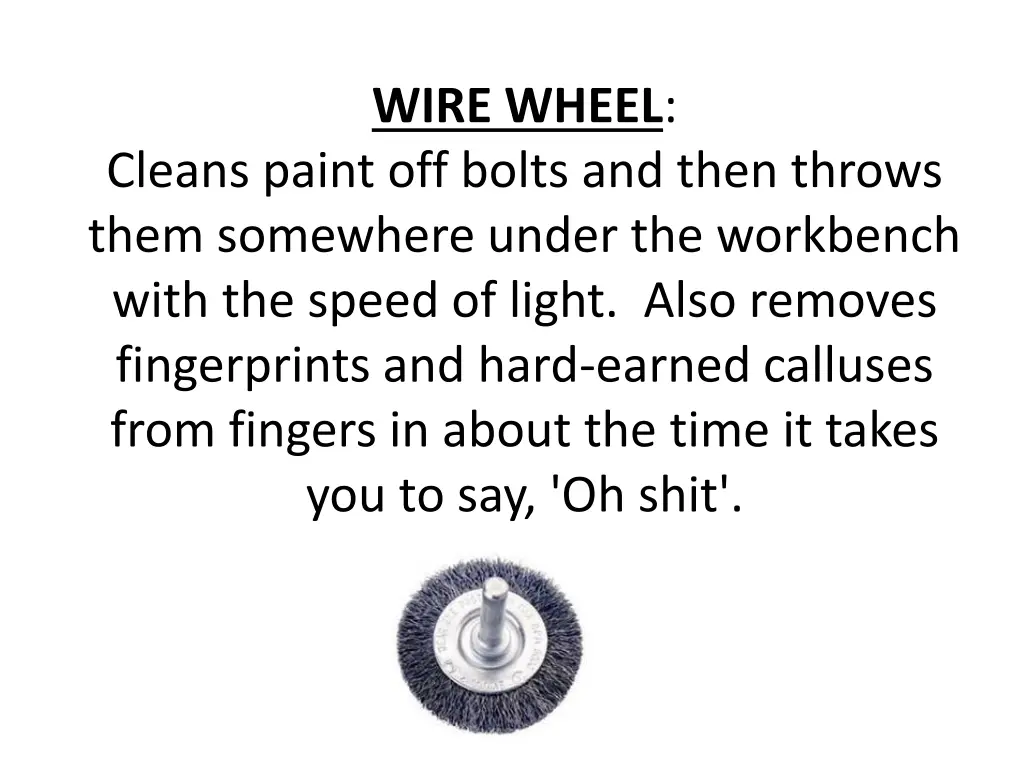 wire wheel