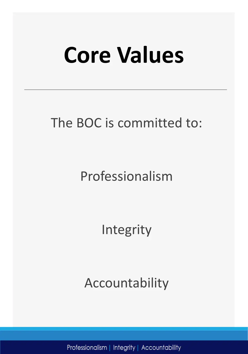 core values