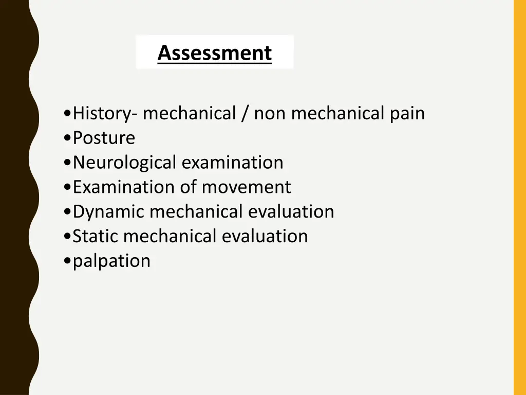 assessment