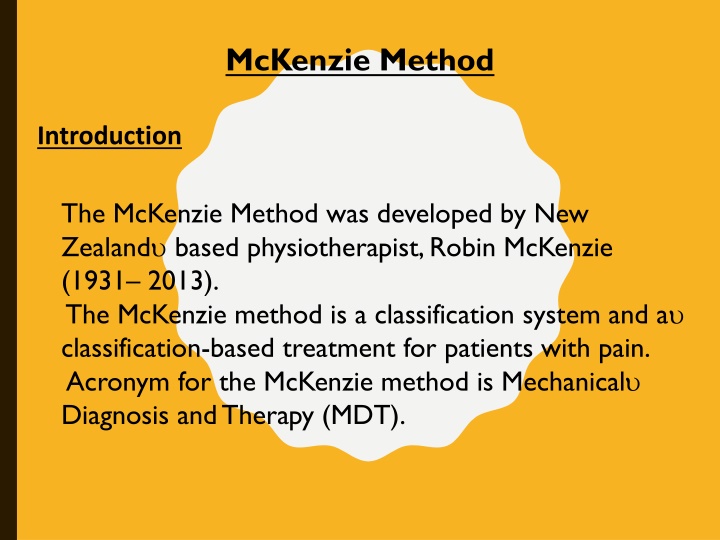 mckenzie method