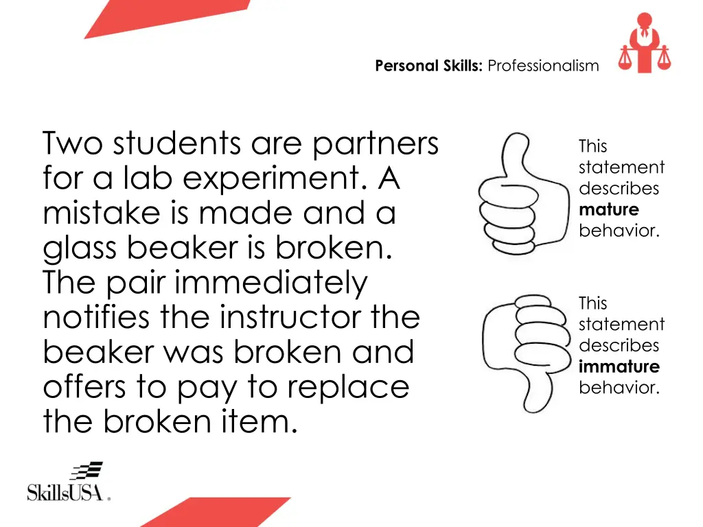 personal skills professionalism 8