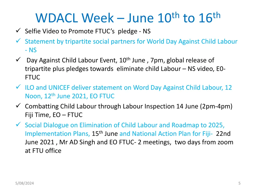 wdacl week june 10 th to 16 th selfie video