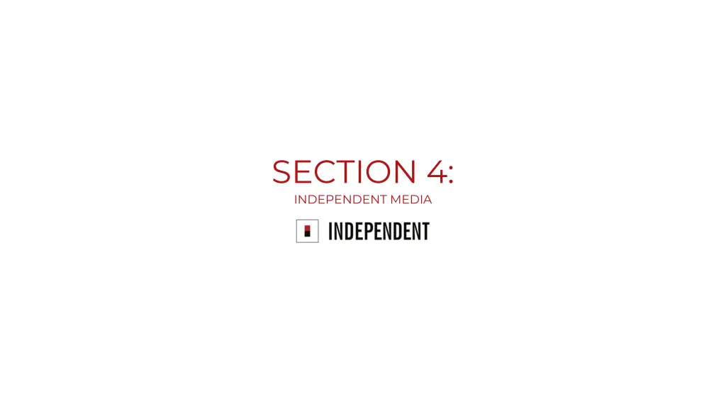 section 4 independent media