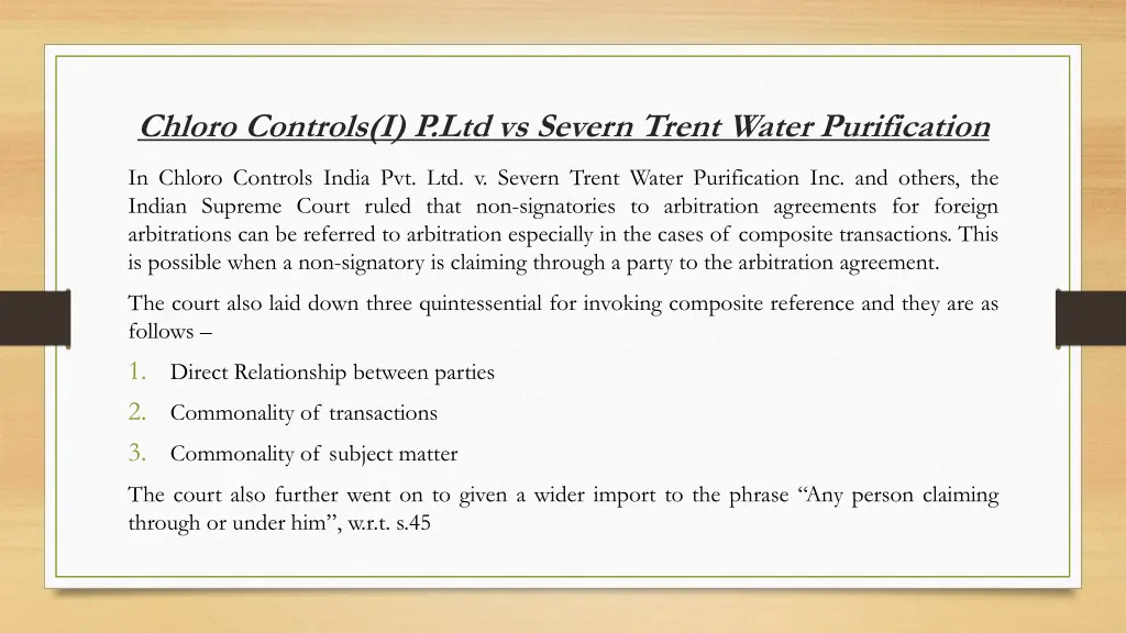 chloro controls i p ltd vs severn trent water