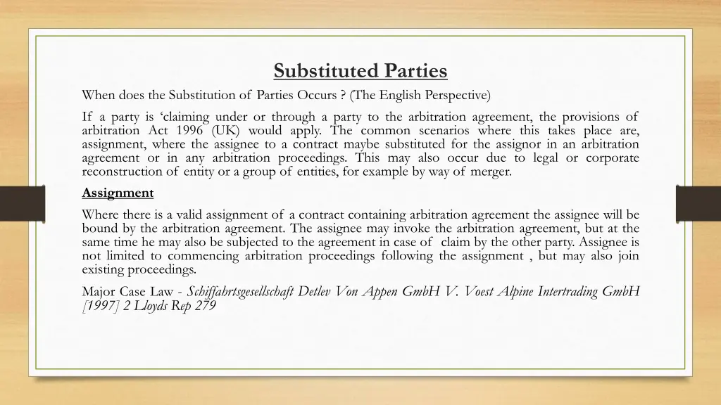 substituted parties