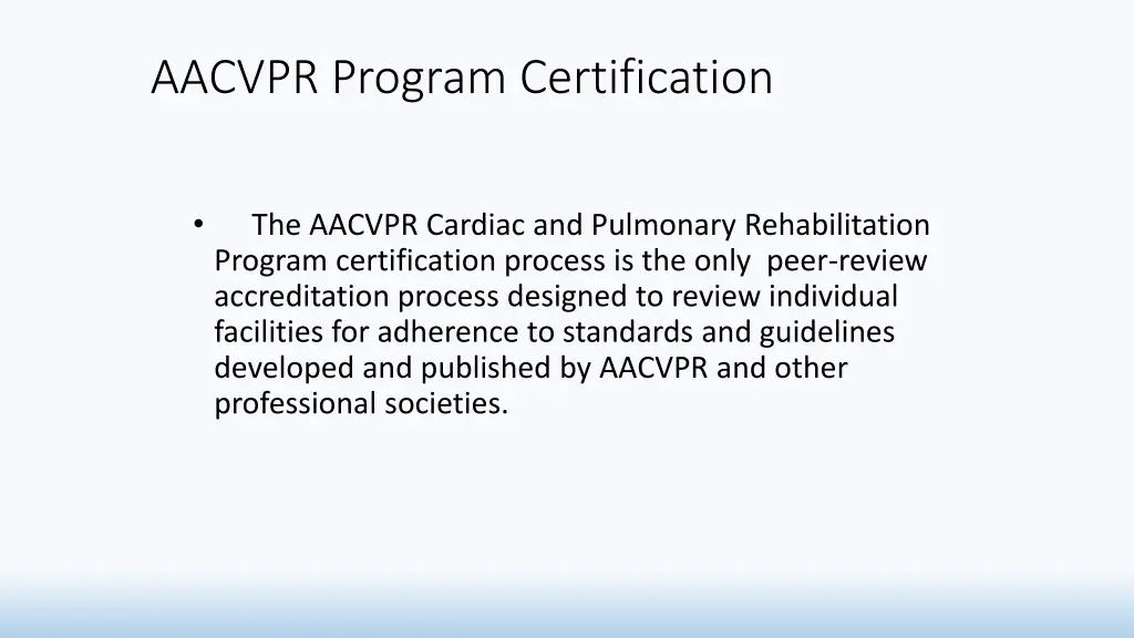 aacvpr program certification