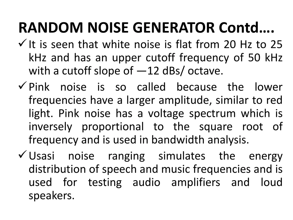 random noise generator contd 1