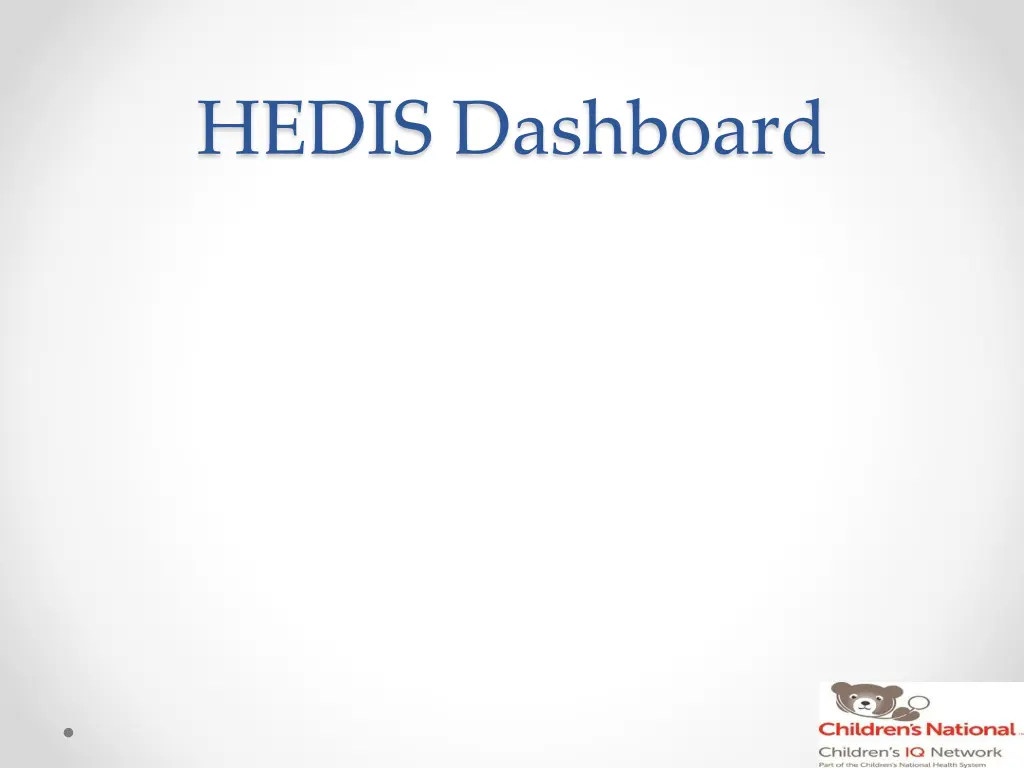 hedis dashboard