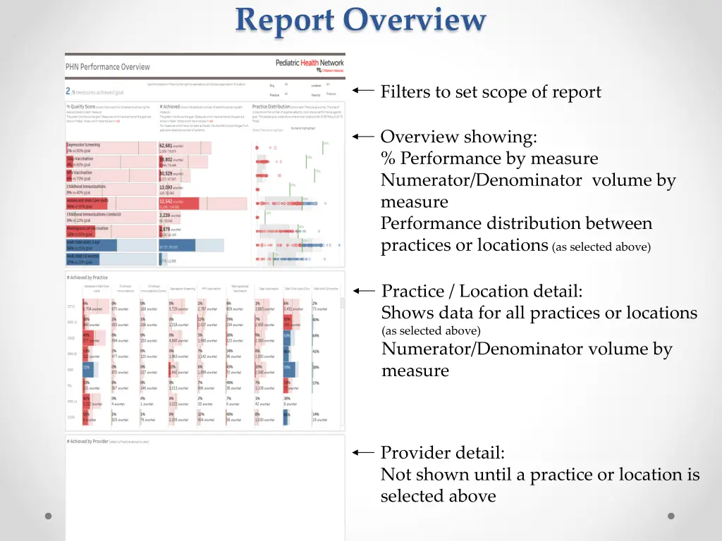 report overview