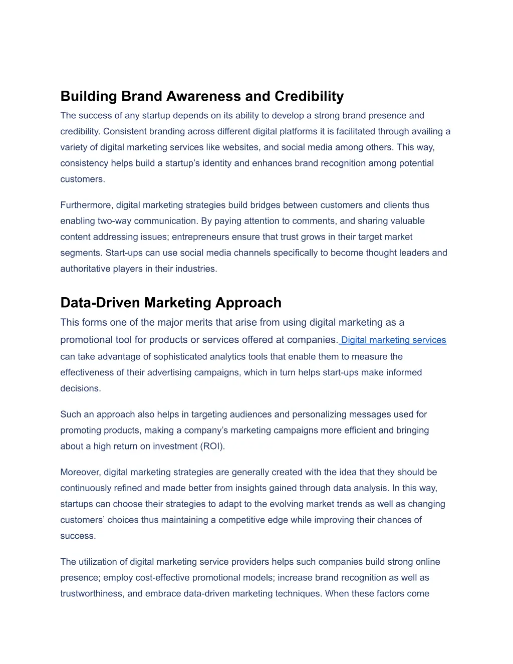 building brand awareness and credibility