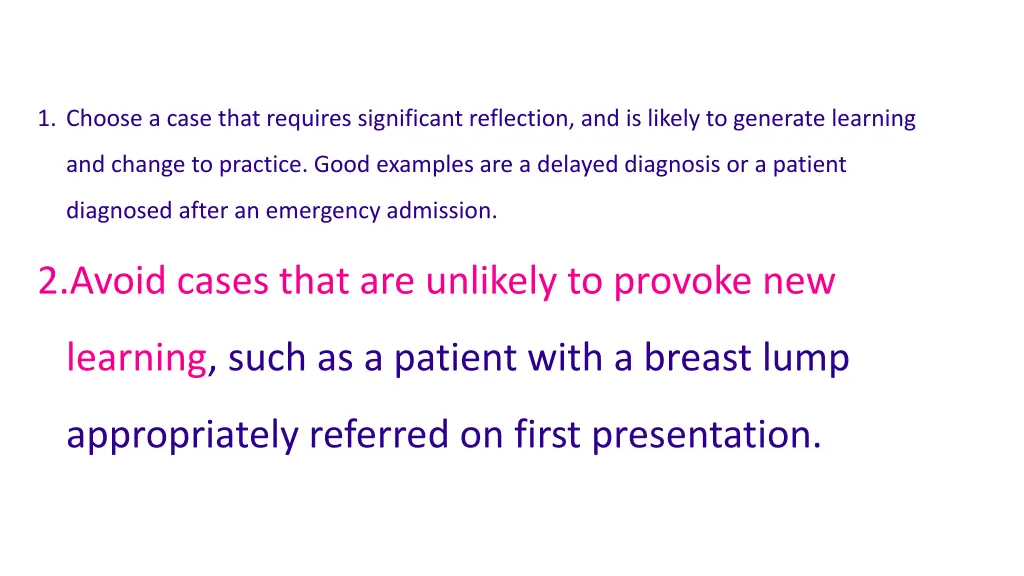 1 choose a case that requires significant