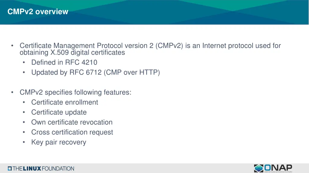 cmpv2 overview