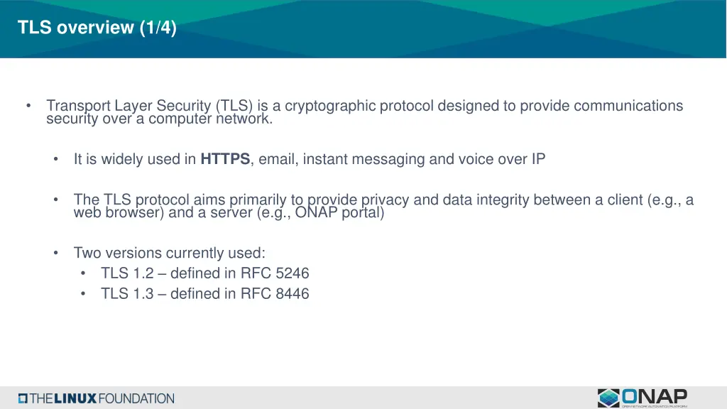 tls overview 1 4