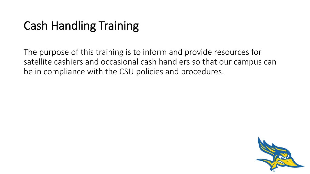 cash handling training cash handling training