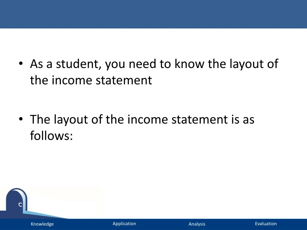 as a student you need to know the layout