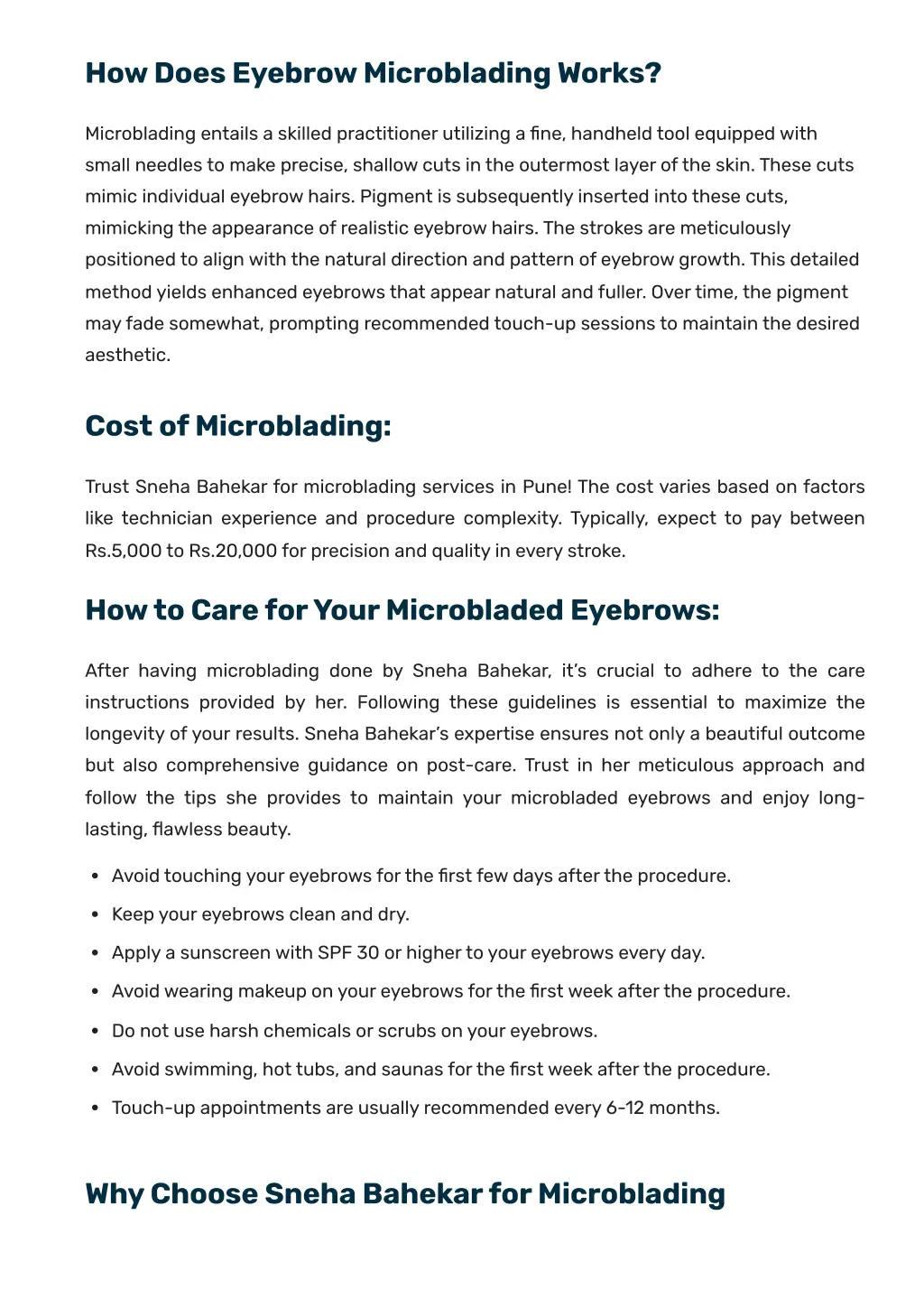 how does eyebrow microblading works