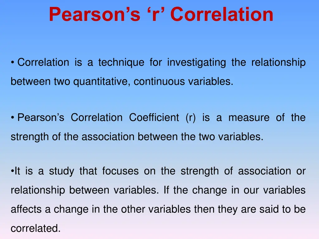 pearson s r correlation