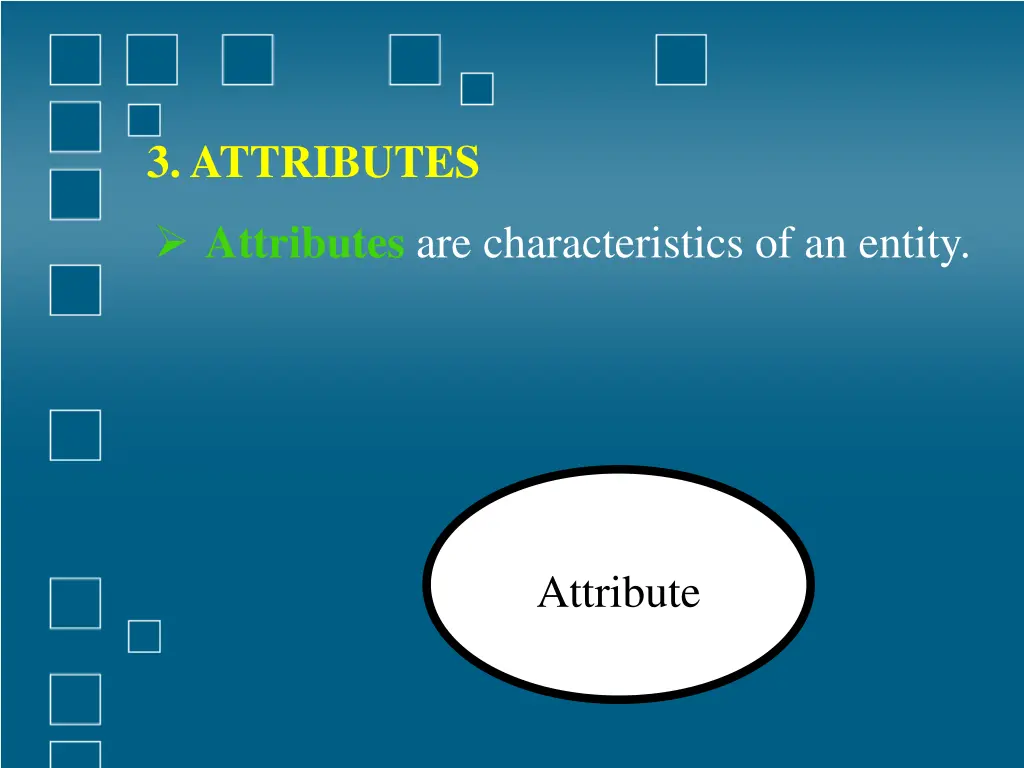 3 attributes