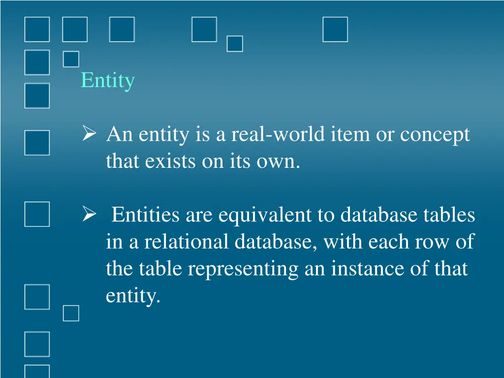 entity