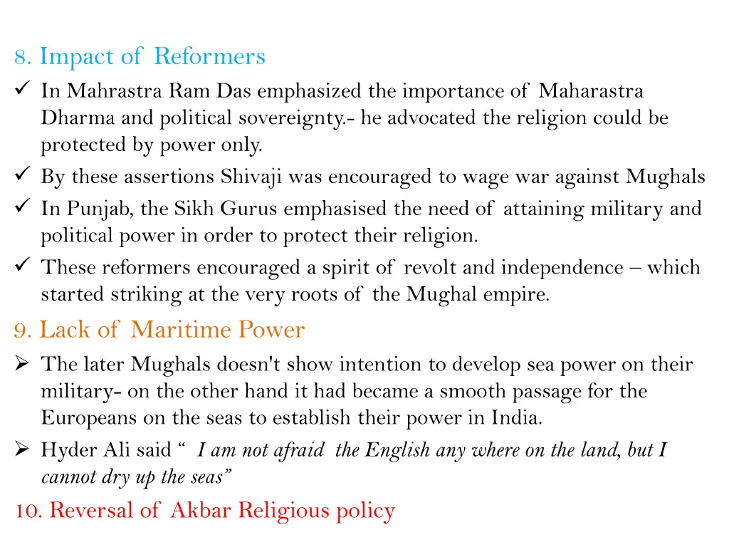 8 impact of reformers in mahrastra