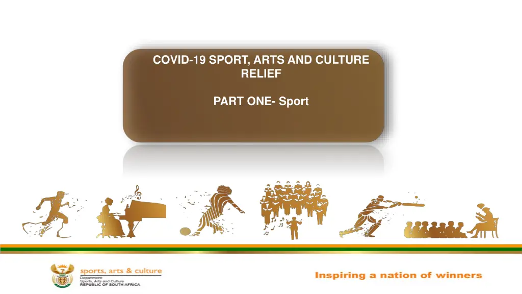 covid 19 sport arts and culture relief