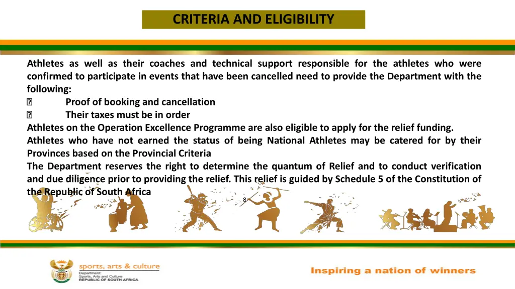 criteria and eligibility 1