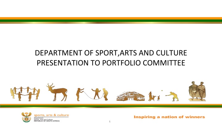 department of sport arts and culture presentation