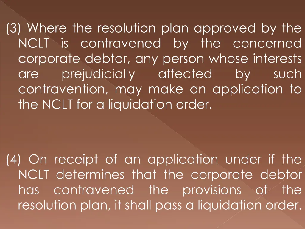 3 where the resolution plan approved by the nclt