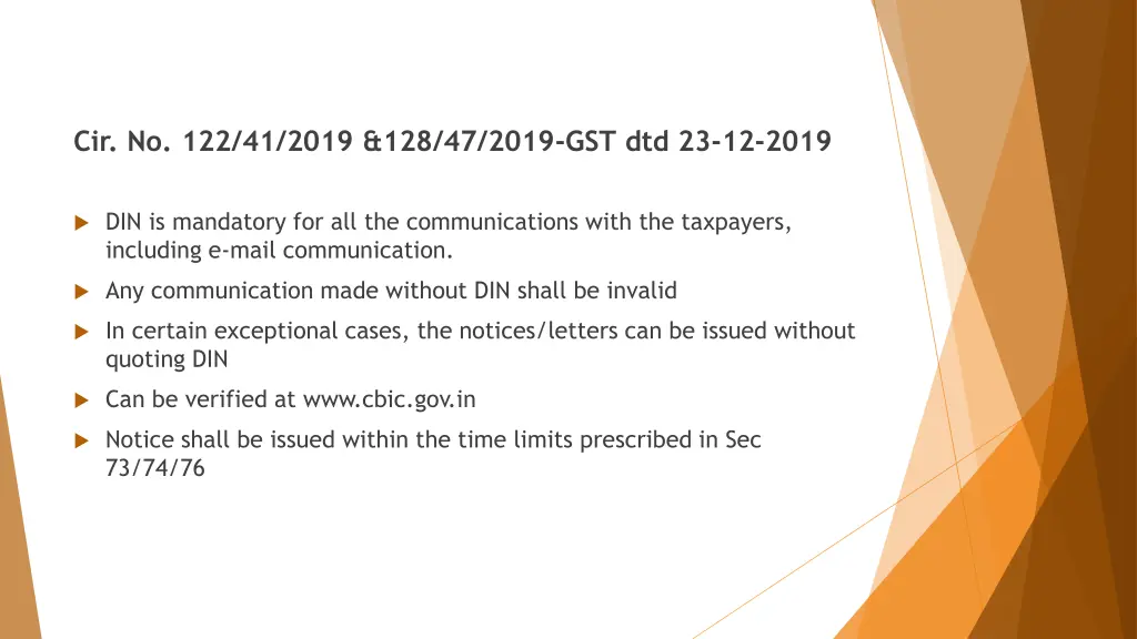 cir no 122 41 2019 128 47 2019 gst dtd 23 12 2019