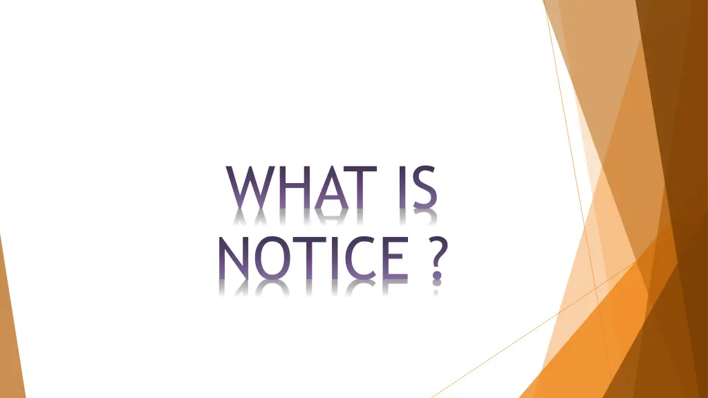 what is notice