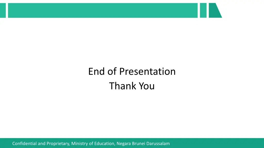 end of presentation thank you