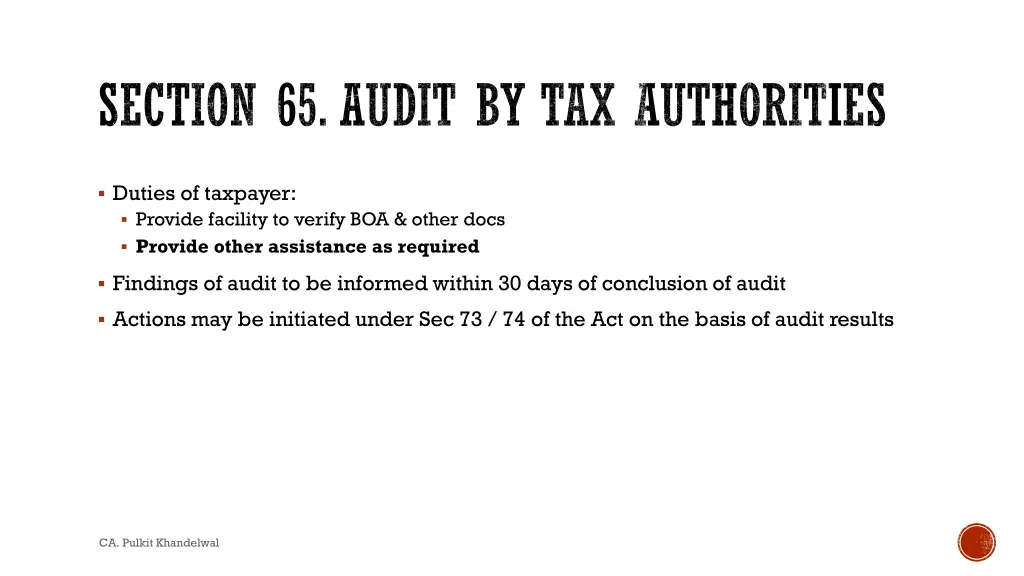 section 65 audit by tax authorities 3