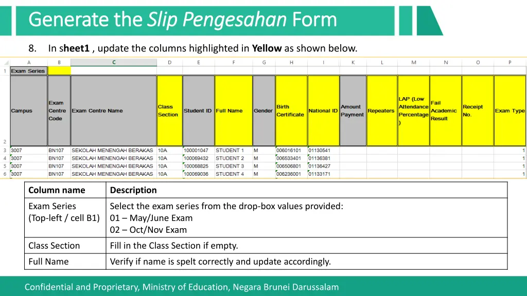 generate the generate the slip 3