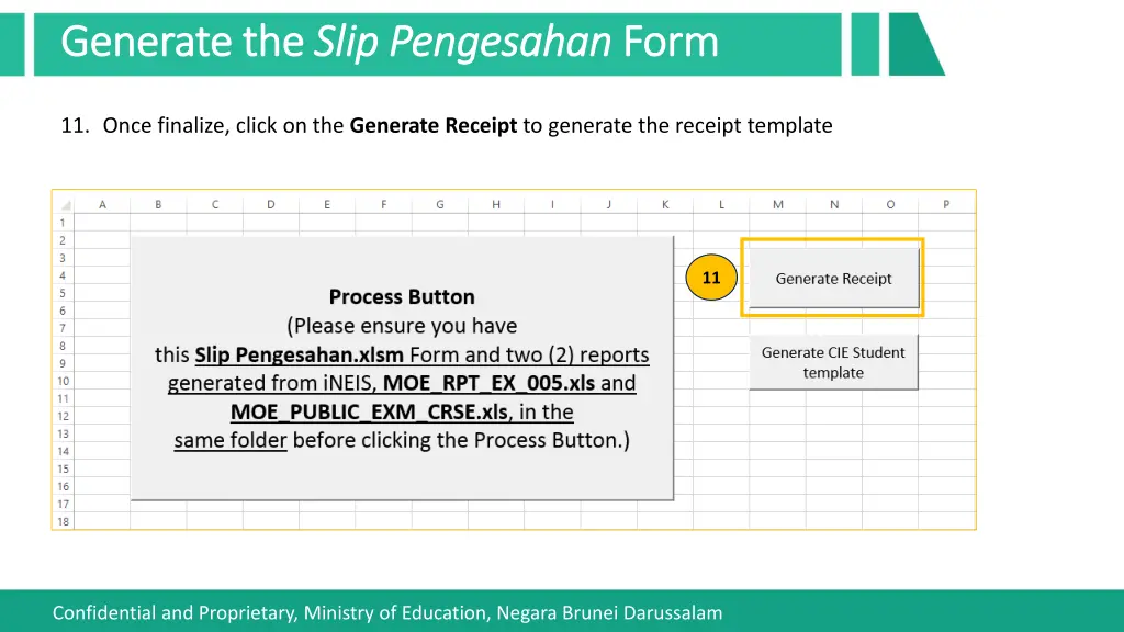 generate the generate the slip 7