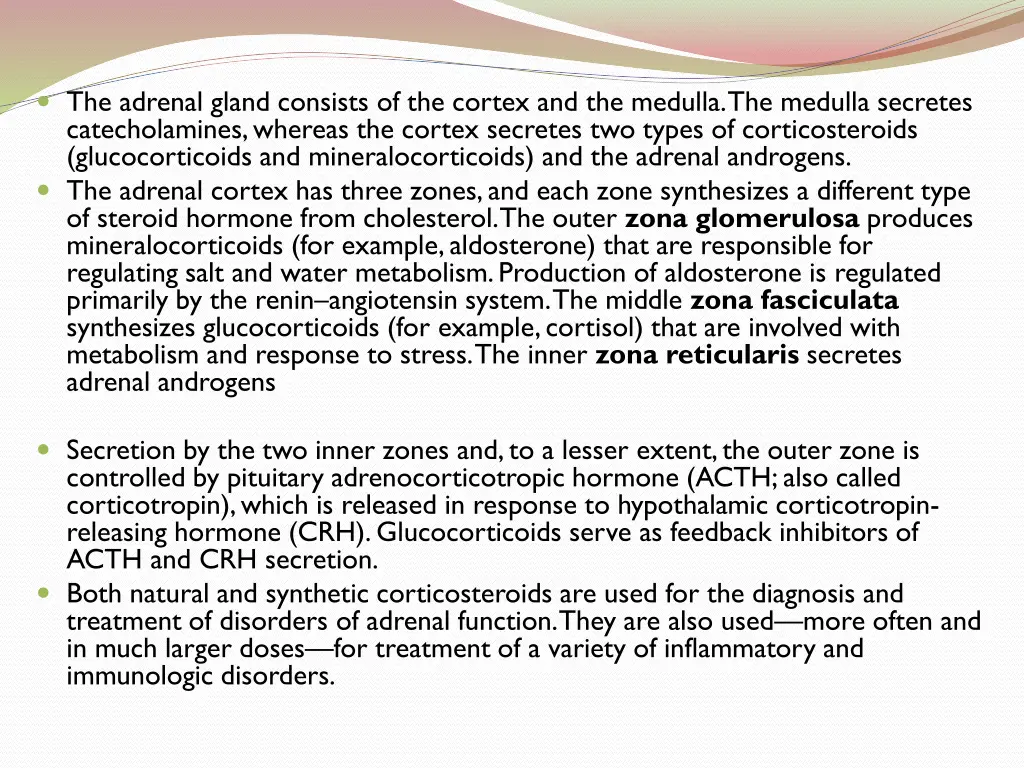 the adrenal gland consists of the cortex